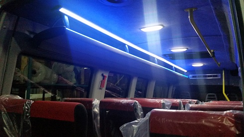 Багажная полка Glassy Light - Автобусные решения ИДЕА