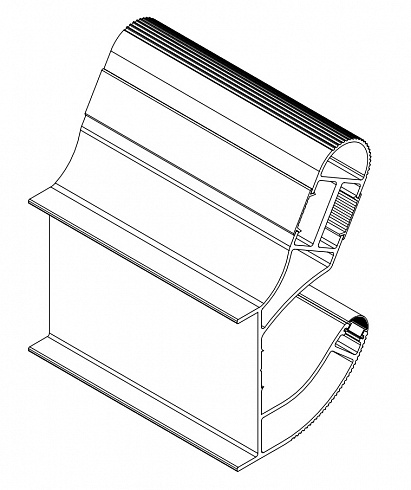 Профиль световой для багажных полок IDEA-SL-11 - Автобусные решения ИДЕА